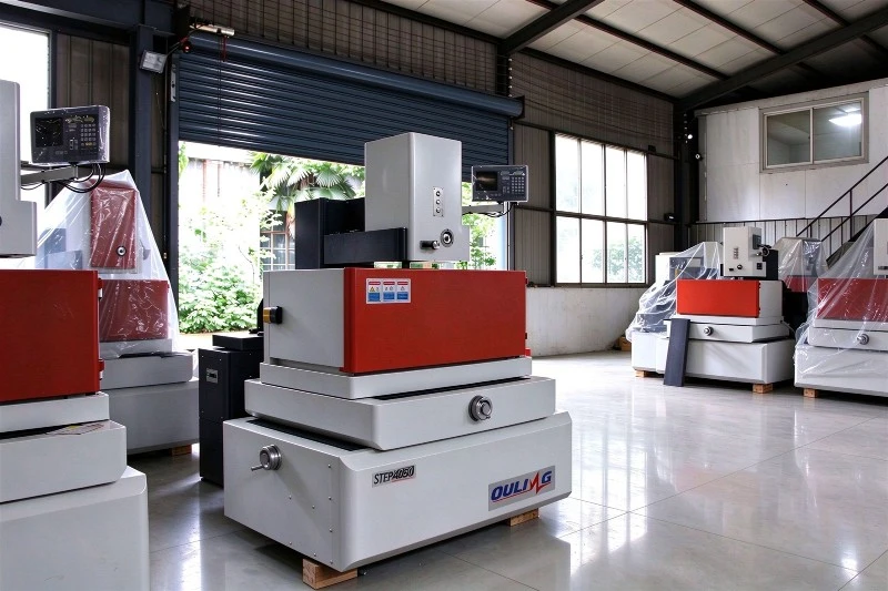 Ouling CNC Wire Cut EDM machines in production workshop Ouling CNC Wire Cut EDM machines in production workshop